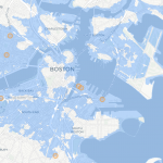 Mapping projected sea level rise in Boston