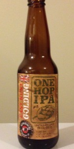 One Hop IPA #3: East Kent Golding