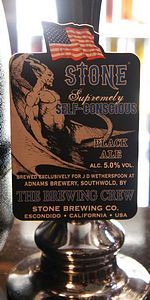 Adnams / Stone Supremely Self-Conscious Black Ale
