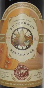 Butternut Spiced Ale