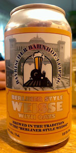 Berliner Style Weisse with Oats