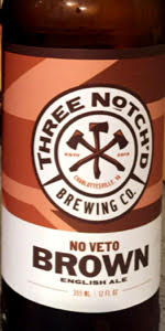 No Veto English Brown Ale