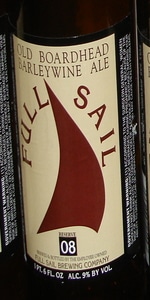 2008 Reserve Old Boardhead Barleywine Ale