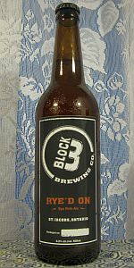 Rye'd On