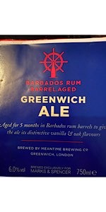 Marks & Spencer Barbados Rum Barrel Aged Greenwich Ale
