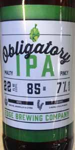 Obligatory IPA