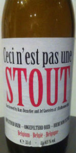 Ceci N'est Pas Une Stout