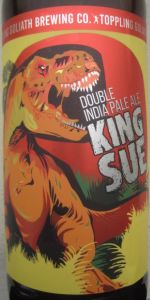 TOPPLING GOLIATH King Sue pseudo cn METAL TACKER SIGN craft beer brewery brewing 