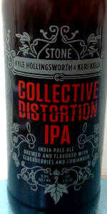 Stone / Keri Kelli / Kyle Hollingsworth  Collective Distortion IPA