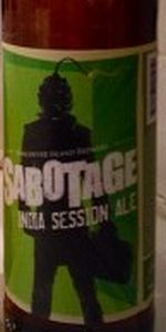 Sabotage India Session Ale