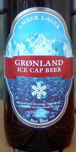 GrÃ¸nland Ice Cap Beer Amber Lager
