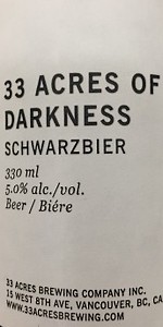 33 Acres Of Darkness