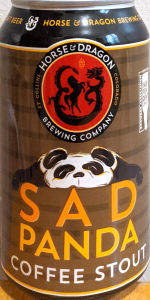 Sad Coffee Stout | Horse & Dragon Company BeerAdvocate