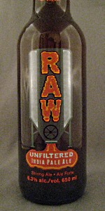 RAW Unfiltered IPA