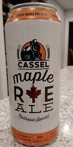 Railroad Special - Maple Rye Ale