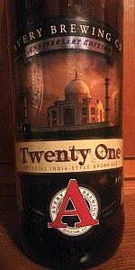 Avery Anniversary Ale - Twenty One