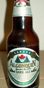 Algonquin Special Reserve Ale