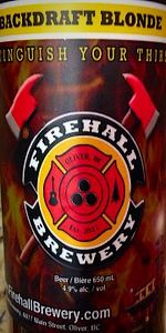 Backdraft Blonde Ale