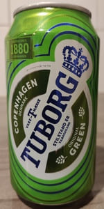 Tuborg Pilsner Beer (Green / GrÃ¸n)
