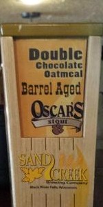 Oscar's Double Chocolate Oatmeal Barrel Aged Stout