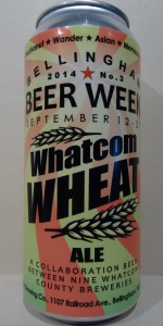 Whatcom Wheat: Bellingham Beer Week No. 3 (2014) Collaboration Ale