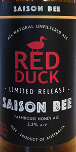 Red Duck Saison Bee