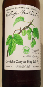 Bellingham Beer Week #3 - Cowiche Canyon Hop Lab #3