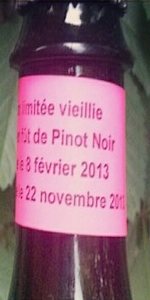 Trois Portages (FÃ»t De Pinot Noir)
