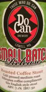 Small Batch Release Roasted Coffee Stout
