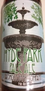 Hyde Park Pale Ale