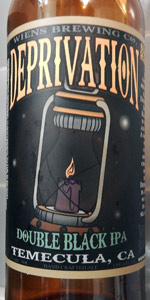 Deprivation Double Black IPA