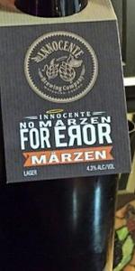 No Marzen For Error