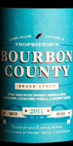 Proprietor's Bourbon County Brand Stout (2014)