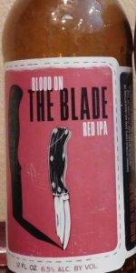 Blood On The Blade Red IPA