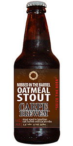 Carpe Brewem Barrel Aged Nibbed In The Barrel Oatmeal Stout
