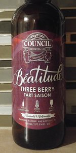Beatitude Three Berry Tart Saison