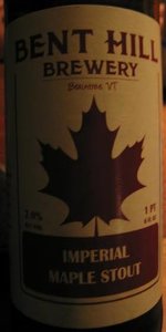 Imperial Maple Stout