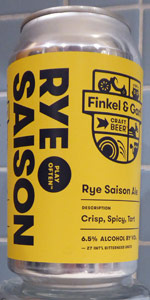 Rye Saison
