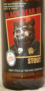 Black Bear XX Stout