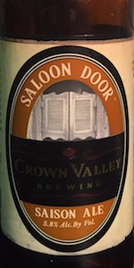Saloon Door Saison
