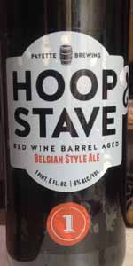 Hoop And Stave No. 1 (Red Wine Barrel Aged Belgian Style Ale)