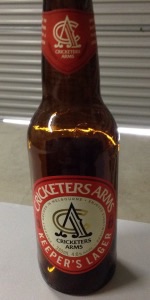 Cricketers Arms Keepers Lager