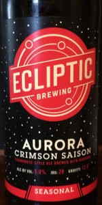 Aurora Crimson Saison