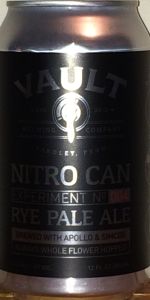Rye Pale Ale (Experiment No.004)
