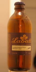 Labatt Prohibition Series Canadian Style Wheat Ale