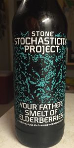 Stochasticity Project:  Your Father Smelt Of Elderberries