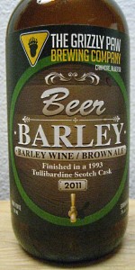 Barley Wine Tullibardine Cask Finish