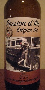 Passion D'Ale Belgian Wit