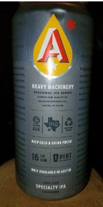 Heavy Machinery Specialty IPA