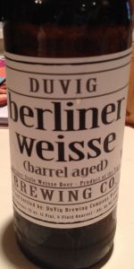 Berliner Weisse (Barrel Aged)